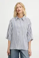 Košile s příměsí lnu Marella MANNA