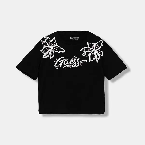 Dětské bavlněné tričko Guess