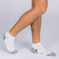 Sada tří pánských sportovních ponožek v bílé barvě Dim SPORT IN-SHOE 3x
