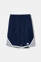Dětské kraťasy adidas Originals tmavomodrá barva, s aplikací, nastavitelný pas, JM5130