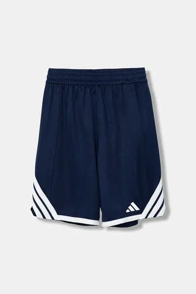 Dětské kraťasy adidas Originals tmavomodrá barva, s aplikací, nastavitelný pas, JM5130