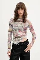 Tričko s dlouhým rukávem Guess Originals béžová barva, W5YP43 KBBF2