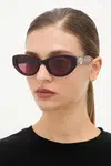 Sluneční brýle Gucci dámské, oranžová barva, GG1862S
