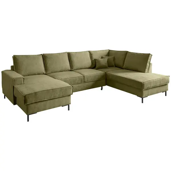 MID.YOU SEDACÍ SOUPRAVA, textil, zelená