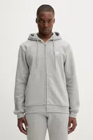 Mikina adidas Originals Essentials pánská, šedá barva, s kapucí, melanžová, JY6167