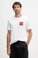 Bavlněné tričko HUGO Detzington