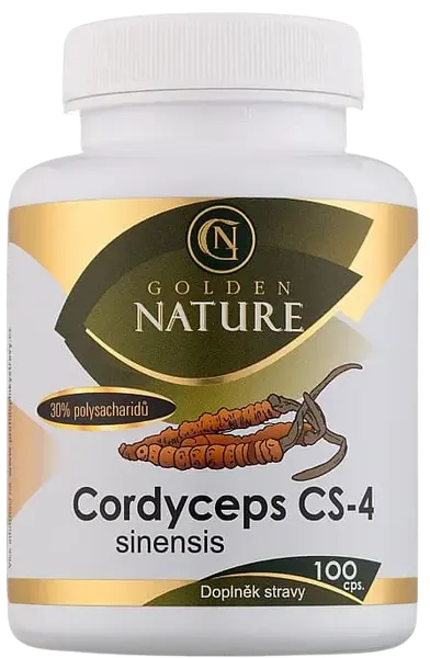 GOLDEN NATURE Cordyceps CS-4 100 kapslí