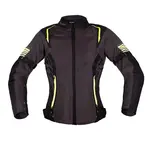 Dámská letní moto bunda W-TEC Jelsa šedá-fluo M rozšířená