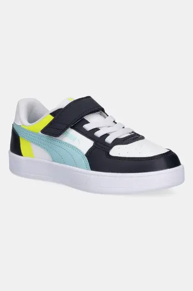Dětské sneakers boty Puma Puma Caven 2.0 Block AC+ PS tmavomodrá barva, 394462