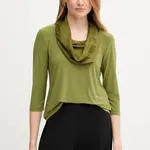 Halenka Joseph Ribkoff dámská, zelená barva, hladká, 253211