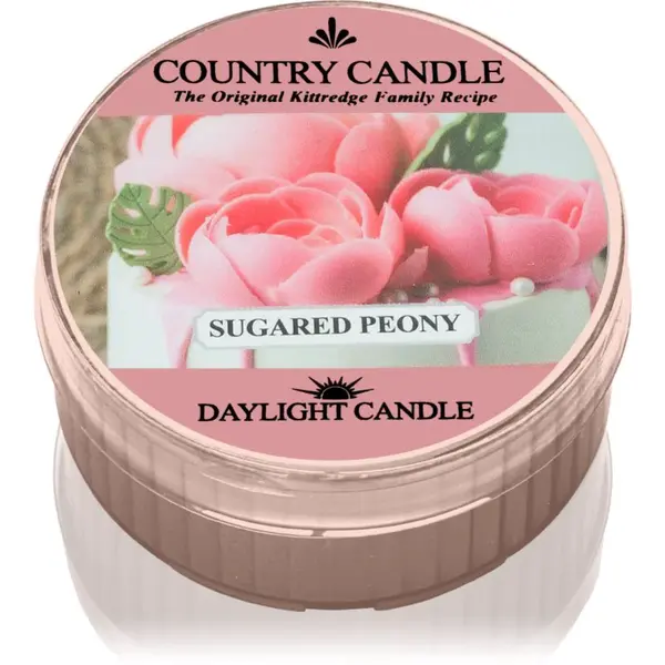 Country Candle Sugared Peony čajová svíčka 42 g