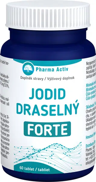 PHARMA ACTIV Jodid draselný FORTE 60 tablet