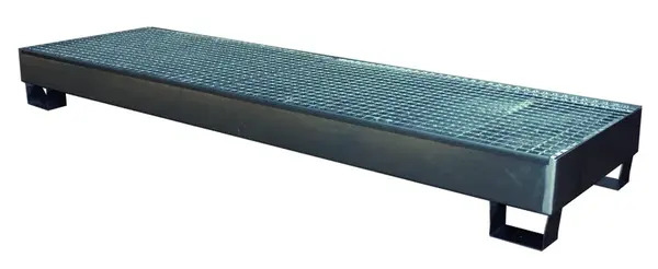 Rapid Záchytná vana na olej, s roštem, 230 litrů, délka 180 cm, s nožičkami