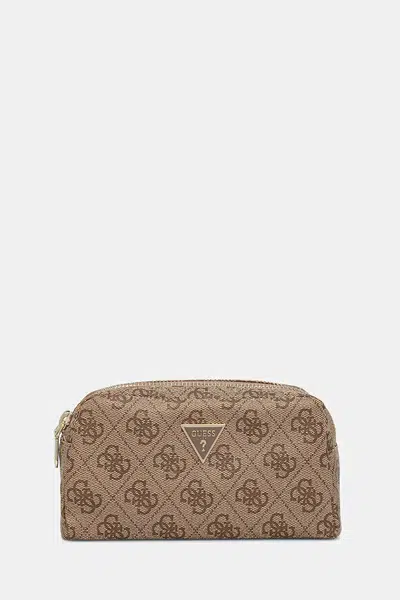 Kosmetická taška Guess ZAMIRA béžová barva, PW7514 P5273