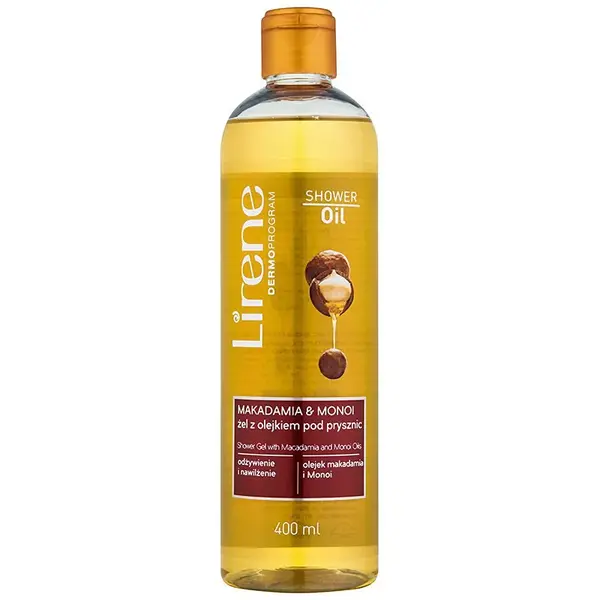 Lirene Shower Oil Makadamia and Monoi sprchový olej s hydratačním účinkem 400 ml