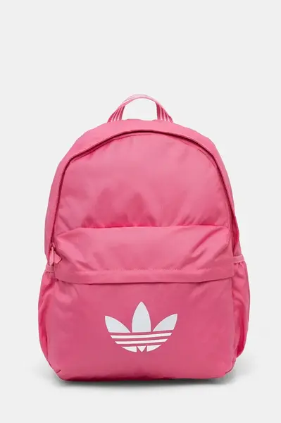 Batoh adidas Originals dámský, růžová barva, velký, s potiskem, JX0214