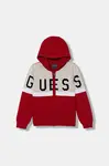 Guess Dětský bavlněný kardigan Guess