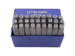 BGS technic Razící matrice písmen, raznice- sada 27ks (různé velikosti) - BGS Velikost: 6 mm