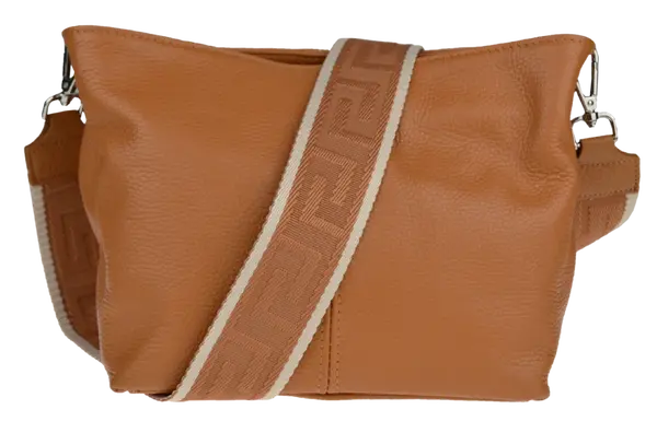 NovaKabelka.cz Batilda Camel Scura s přídavným popruhem II