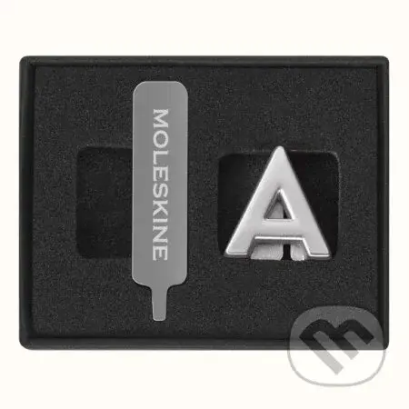 Moleskine  - ozdoba na zápisník – písmeno A