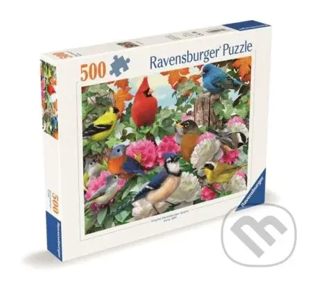 Ptáci na zahradě - puzzle z kategorie Zvířata
