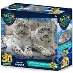 Sněžní leopardi - puzzle z kategorie Zvířata