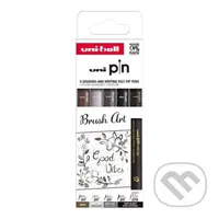 UNI PIN Creative writing - sada linerů Brush (5 ks)