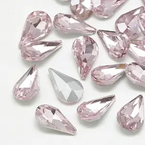 Pointed Back Glass Rhinestone Cabochons