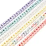 Spray Painted Acrylic Curb Chains