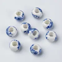 Handmade Porcelain European Beads