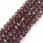 Electroplate Glass Bead Strands