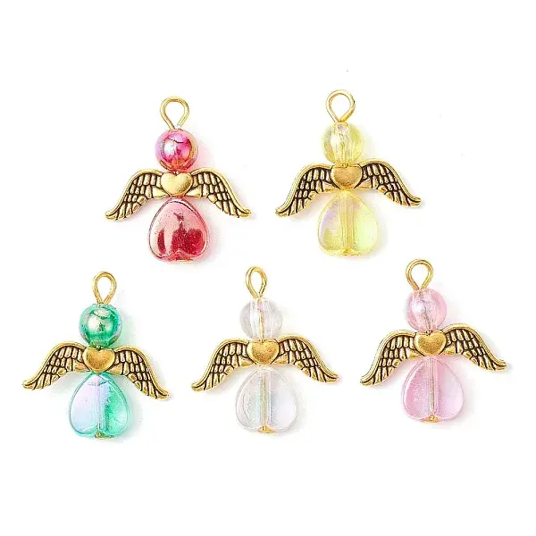 Acrylic with Alloy Pendants