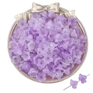 100Pcs Acrylic Bead Caps