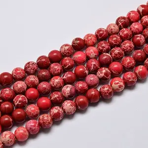 Natural Imperial Jasper Beads Strands