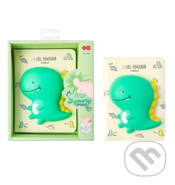 Squishy zápisník Dino,Squishy zápisník Dino
