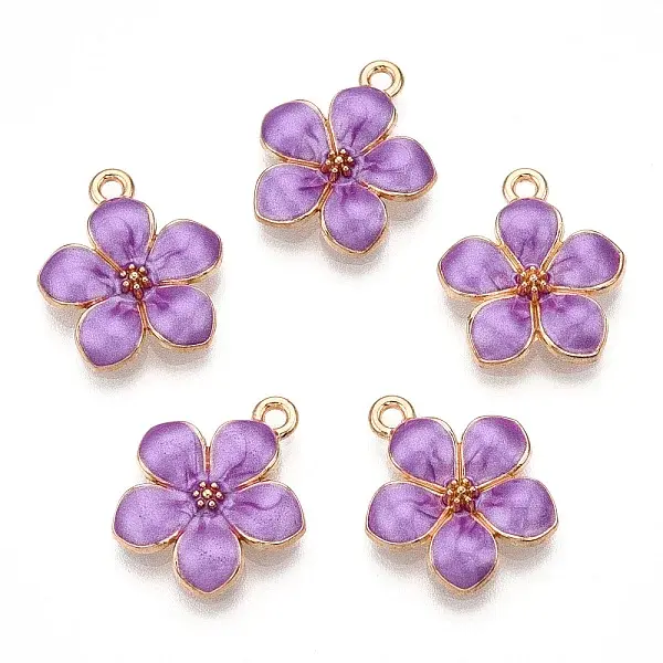 Zinc Alloy Enamel Pendants