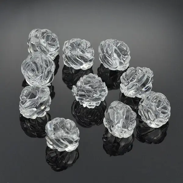 Transparent Clear Frosted Acrylic Beads