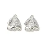 Brass Micro Pave Cubic Zirconia Pendants