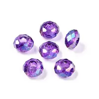 Baking Paint Transparent Glass European Beads