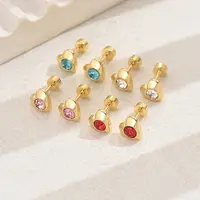 4 Pairs Elegant Set of Four Pairs of Fashionable and Versatile Earrings