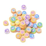 Printed Handmade Polymer Clay Beads