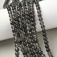 Natural Ice Obsidian Beads Strands