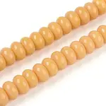 Opaque Spray Painted Glass Beads