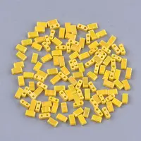 2-Hole Opaque Glass Seed Beads