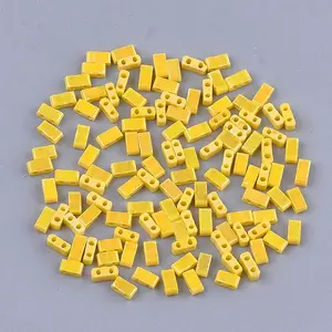 2-Hole Opaque Glass Seed Beads