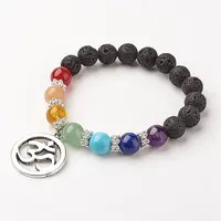 Gemstone Bead Charm Bracelets