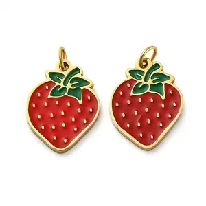 304 Stainless Steel Enamel Pendants