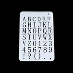PET Plastic Hollow Painting Silhouette Stencil