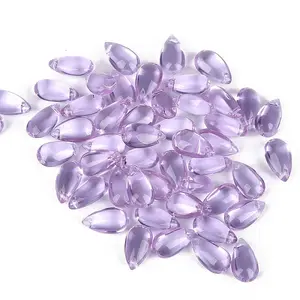 5Pcs Transparent Glass Beads