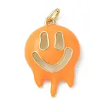 Halloween Theme Brass Enamel Pendants